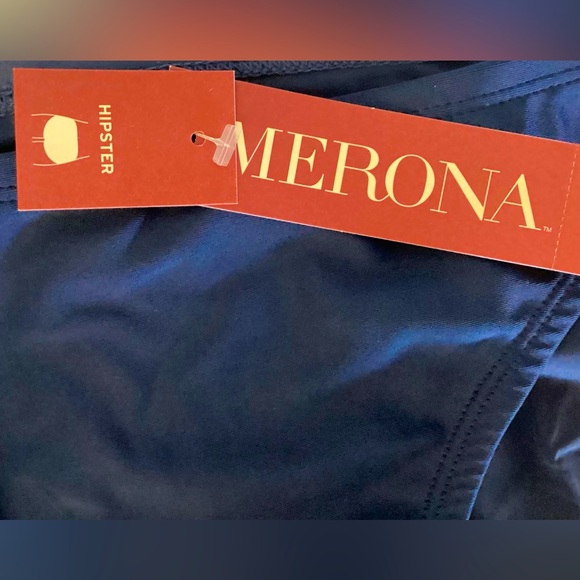 3/$20 Merona swimming suit hipster bikini bottoms navy blue - Picture 5 of 6